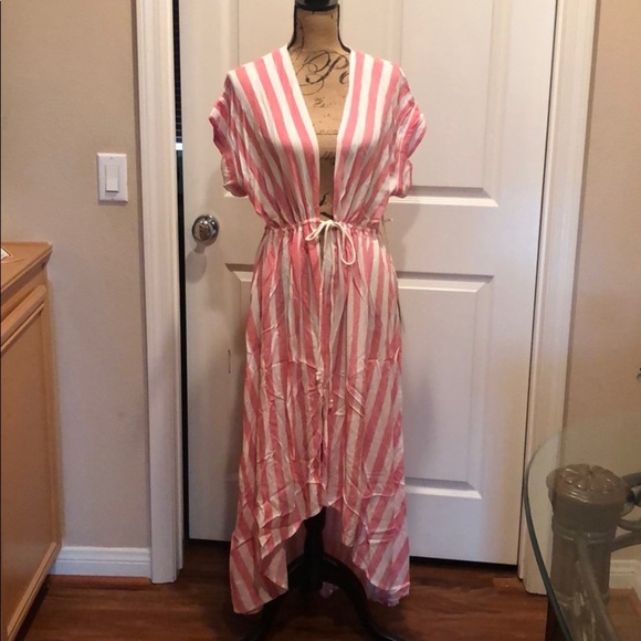 Love In hot pink and white duster - Picture 2 of 6